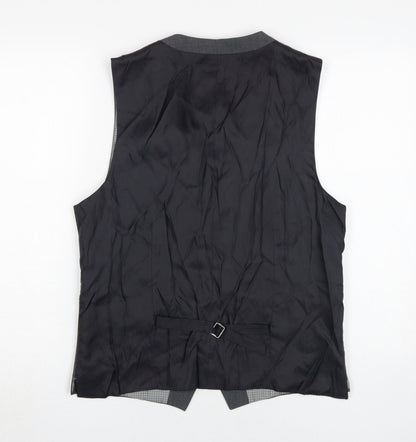 Skopes Men's Grey Suit Waistcoat 40R Regular Fit