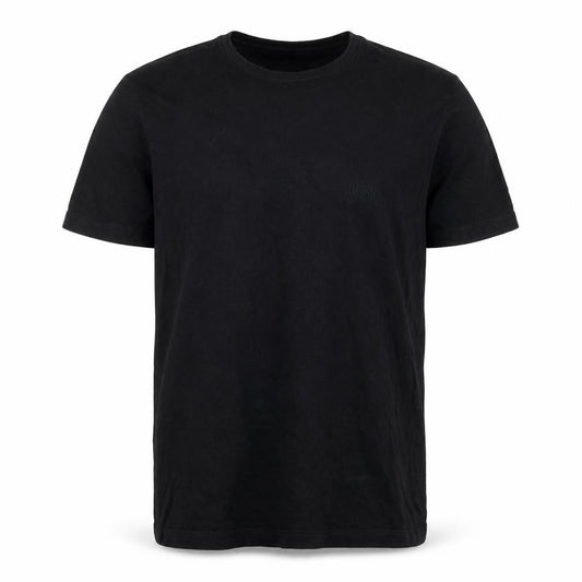 Hugo Boss Men's Black Cotton T-Shirt, Size S, Short Sleeve
