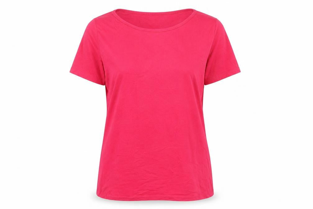 Bonmarché Women's Red T-Shirt Size 18 Cotton