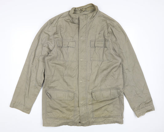 Etcetera Men's Beige Military Jacket M