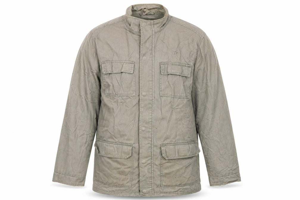 Etcetera Men's Beige Military Jacket M