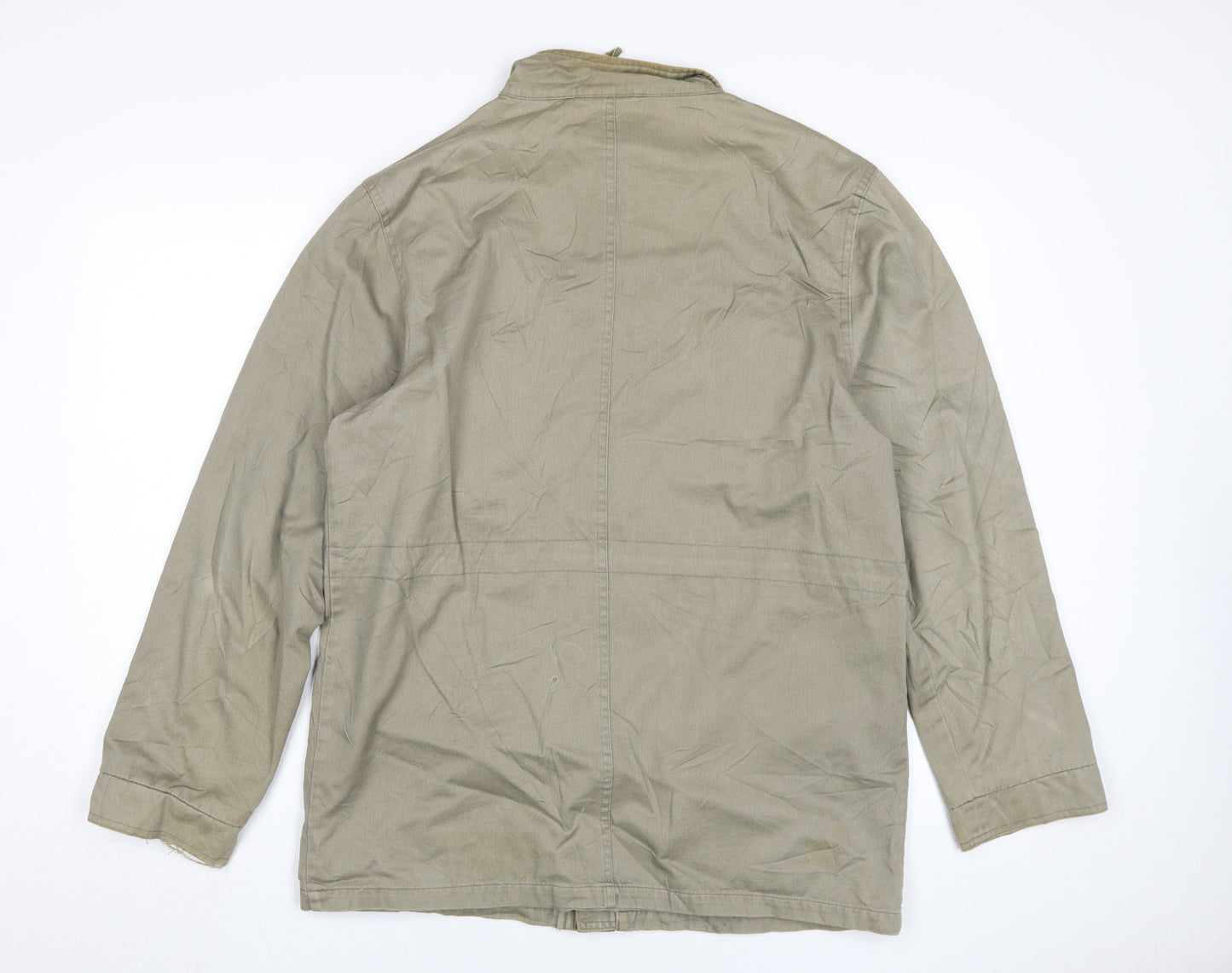 Etcetera Men's Beige Military Jacket M