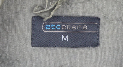 Etcetera Men's Beige Military Jacket M