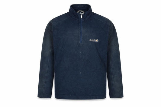 Regatta Men's Blue 1/4 Zip Fleece Sweatshirt S