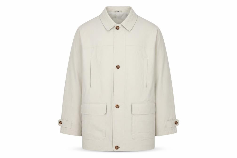 BHS Mens Beige Mid-Length Coat Size L