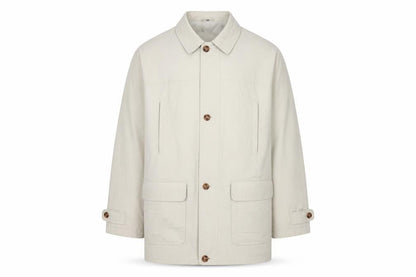 BHS Mens Beige Mid-Length Coat Size L