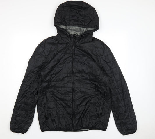 Greenwoods Men's Black Puffer Jacket M
