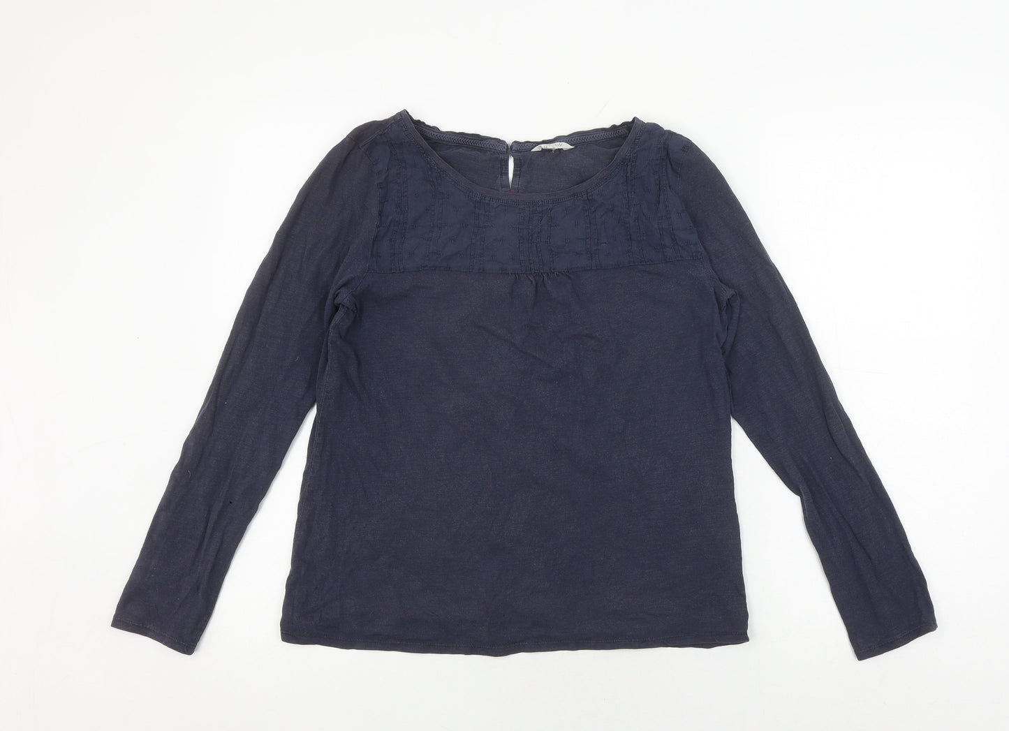White Stuff Women's Blue Long Sleeve Blouse UK 12