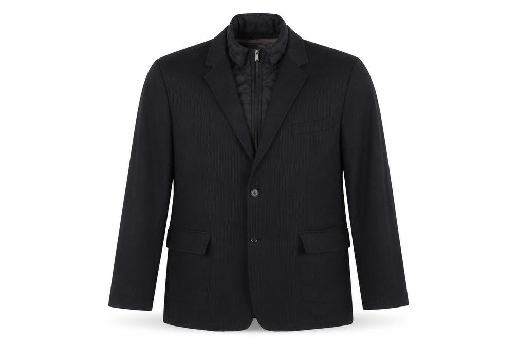 s.Oliver Men's Black Blazer 48R Single-Breasted