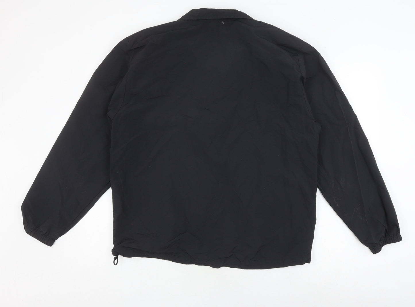 Lands' End Men's Black Windbreaker Jacket M