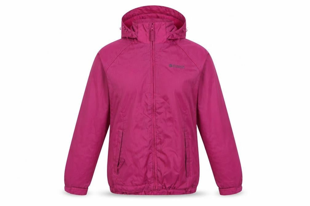 Outdoor Essentials Women's Pink Windbreaker Jacket Size 10
