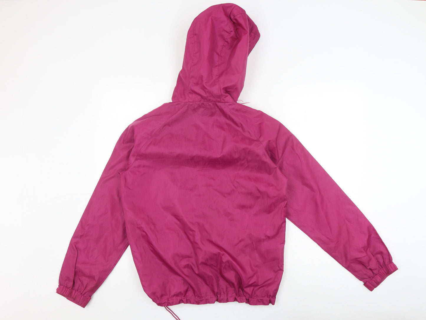 Outdoor Essentials Women's Pink Windbreaker Jacket Size 10