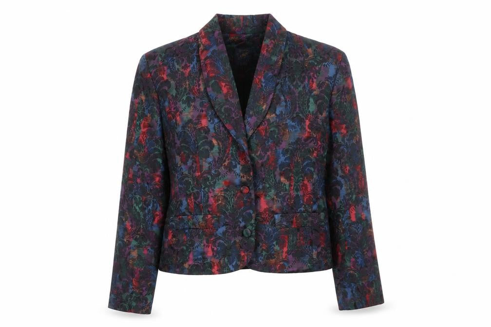 Monsoon Women's Multicoloured Floral Suit Jacket Size 12