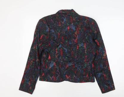 Monsoon Women's Multicoloured Floral Suit Jacket Size 12