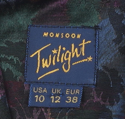 Monsoon Women's Multicoloured Floral Suit Jacket Size 12