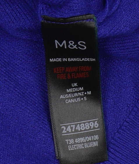 Marks and Spencer Women's Blue M Pullover Jumper