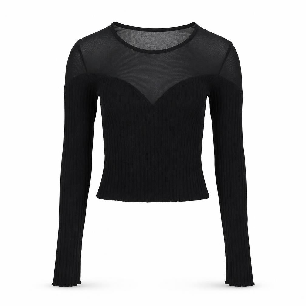 Zara Women's Black Slim Pullover Jumper Size S