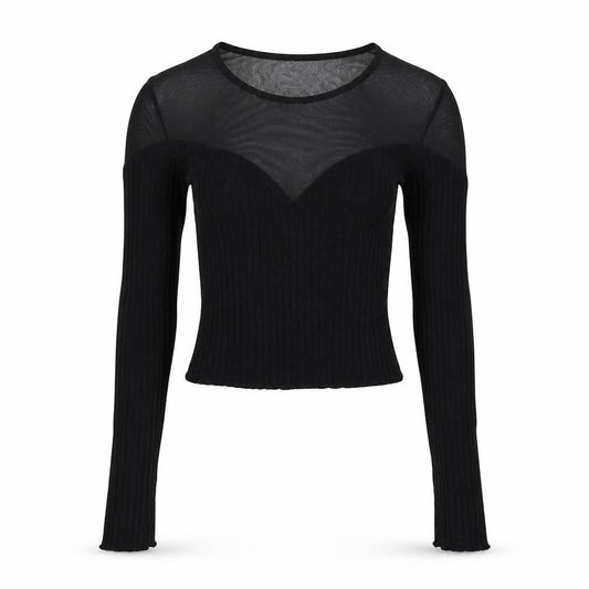Zara Women's Black Slim Pullover Jumper Size S