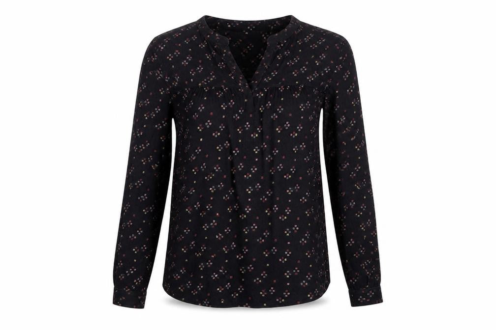 Marks & Spencer Women's Black Floral Blouse 10