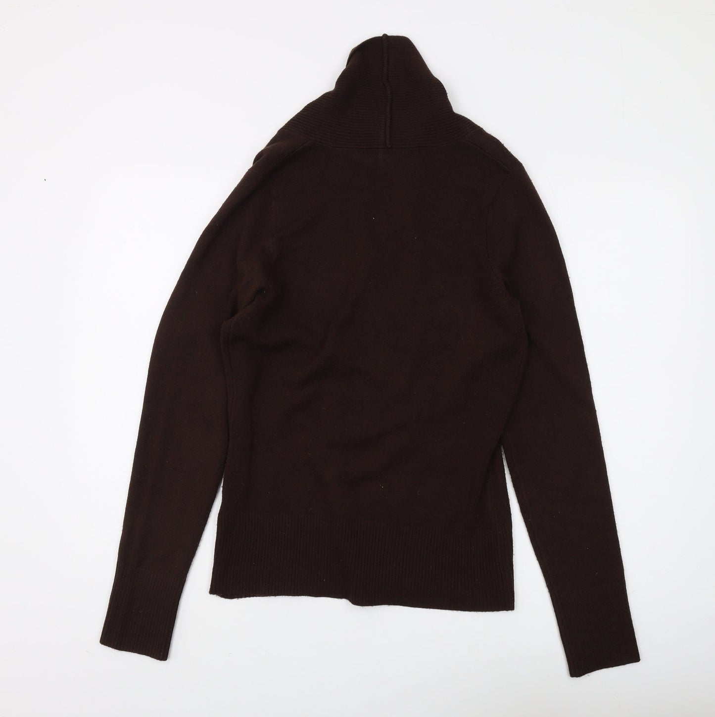 Wallis Women's Brown V-Neck Pullover Jumper, Size 10