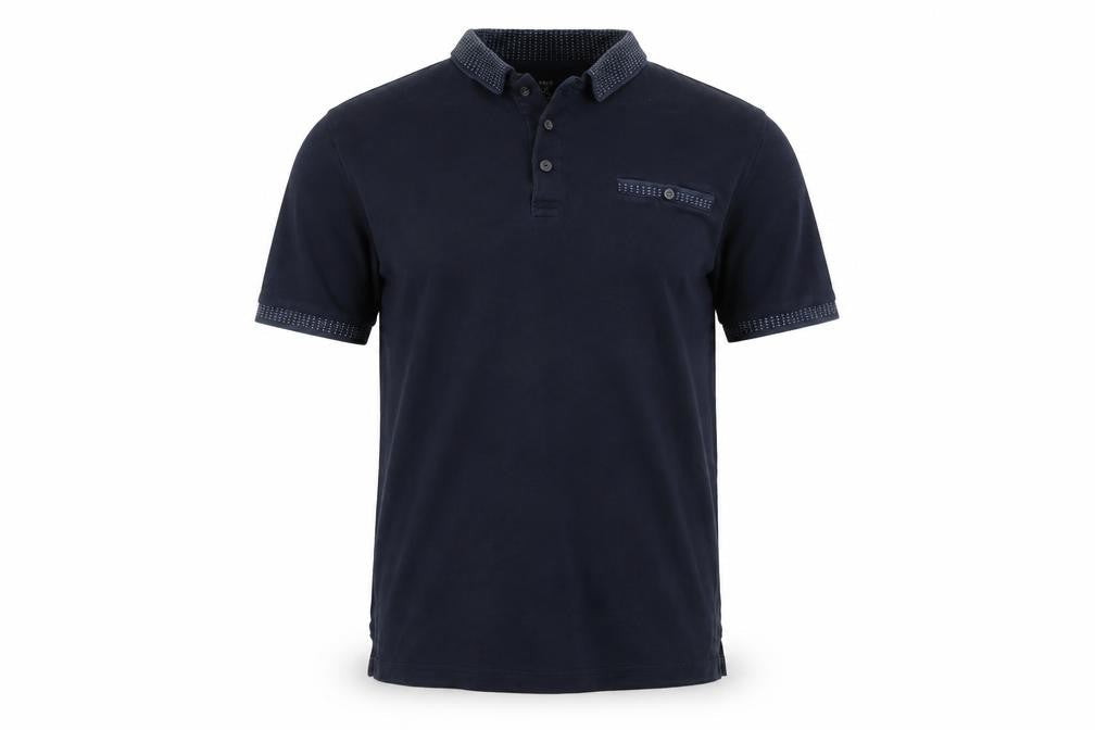 Marks & Spencer Men's Blue Polo, Medium, Regular Fit