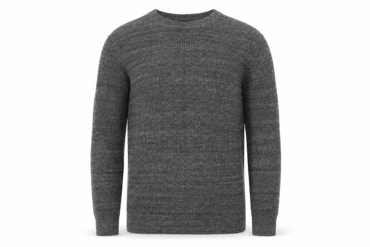 H&M Men's Grey Pullover Jumper, Size S, Casual, Knit