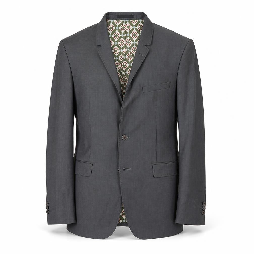 Ted Baker Men's Grey Blazer, Size 40R, Regular Fit Formal
