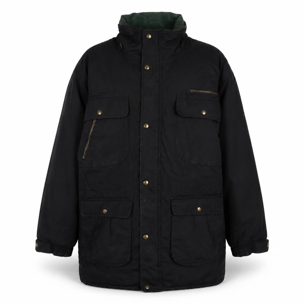 Original Windbreaker Men's Black L Zip Windbreaker Jacket