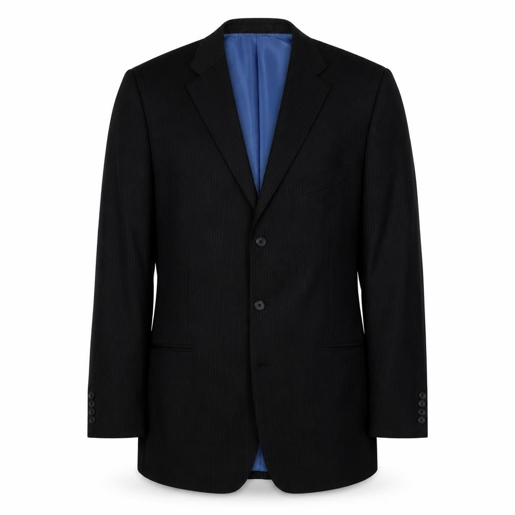Greenwoods Men's Black Blazer 44 Formal