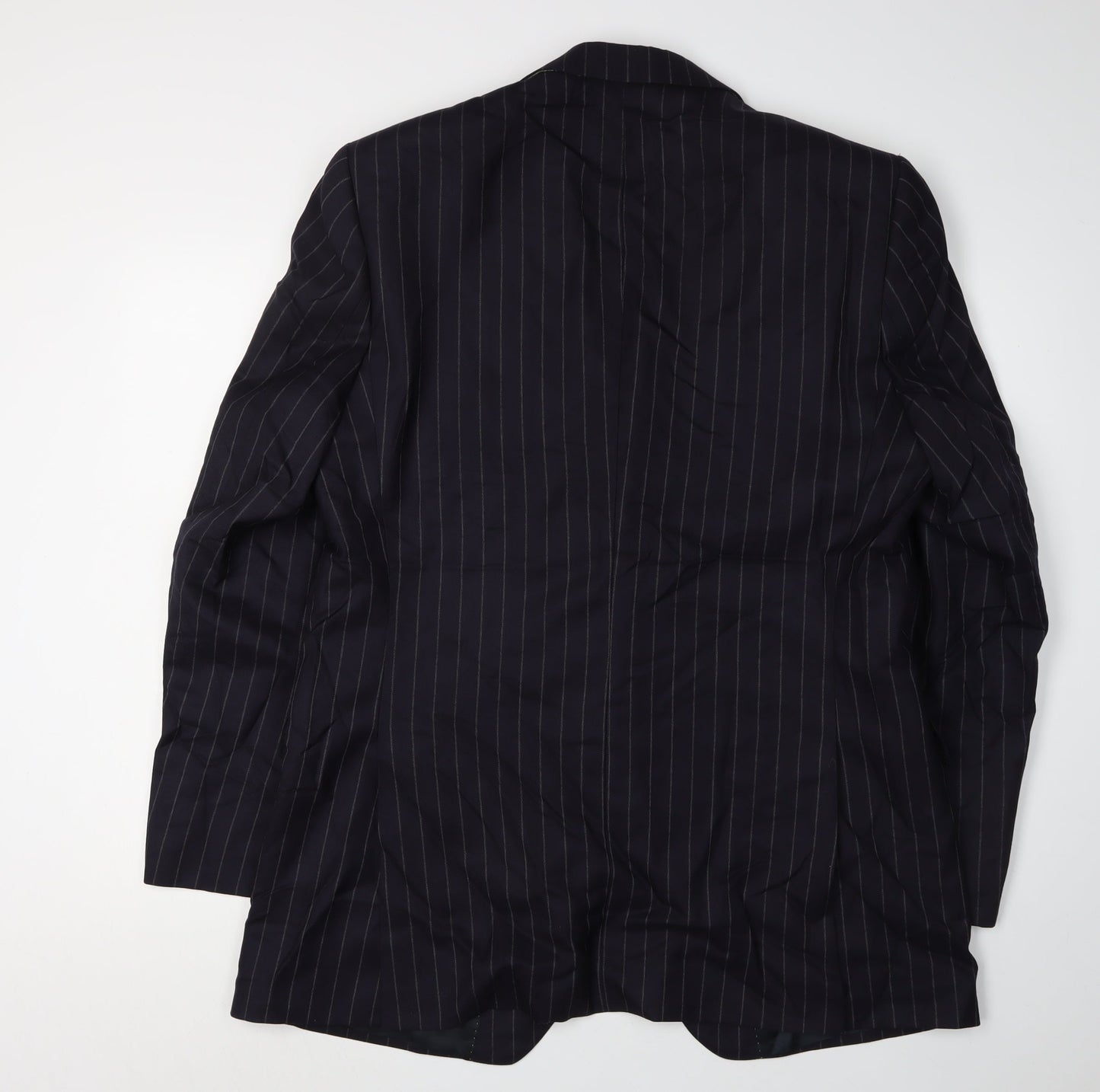Magee Men's Black Striped Suit Jacket, 42 Regular Fit