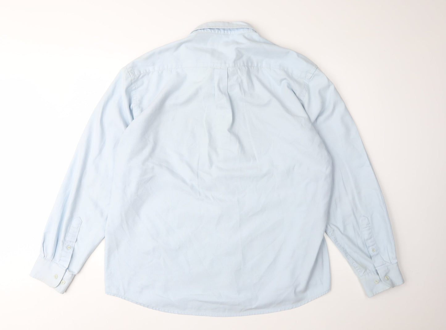 EWM Men's Blue Button-Up Shirt XL