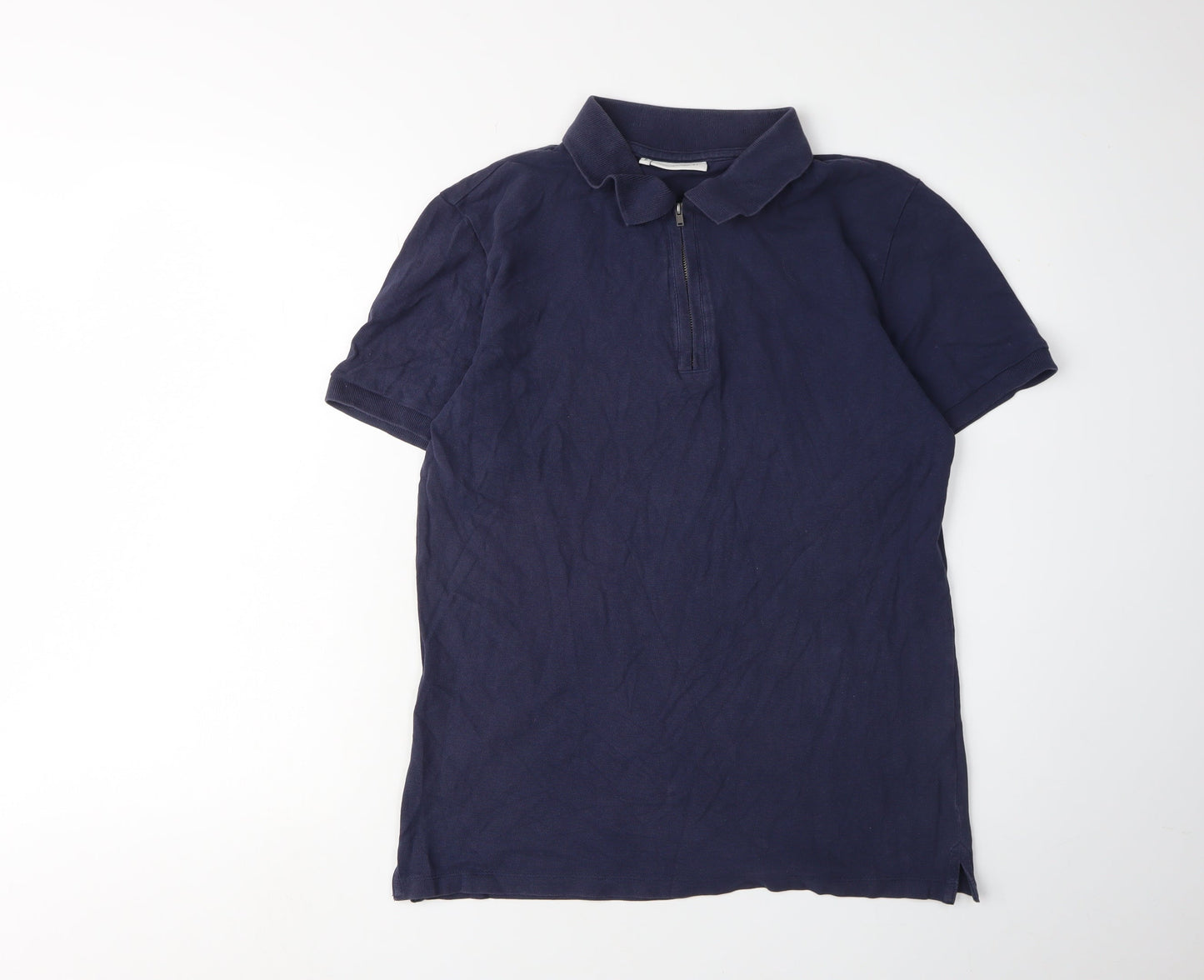 Casual Friday Men's Blue Polo Shirt S Short Sleeve