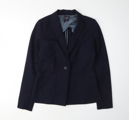 Gap Women's Blue Blazer, Size 2, Business Casual, Lined
