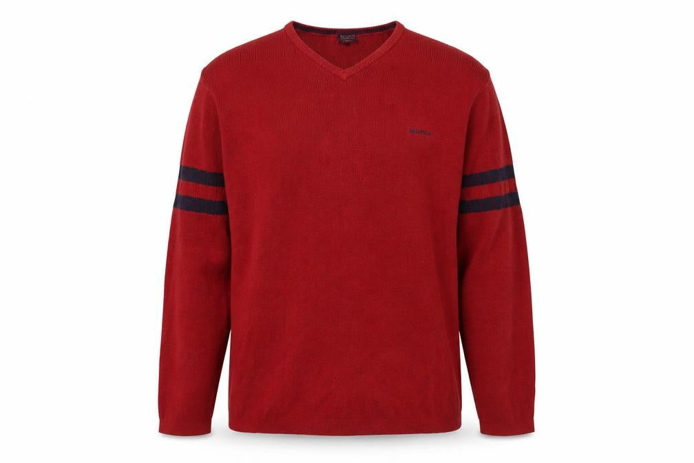 Nautica Men's Red V-Neck Pullover Jumper L