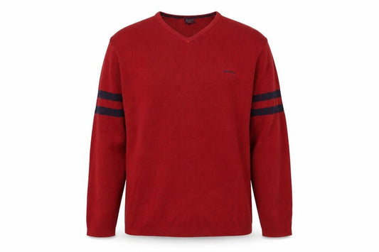 Nautica Men's Red V-Neck Pullover Jumper L