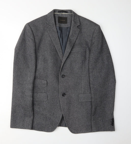 Country Road Men's Grey Blazer, Size 38, Formal Notch
