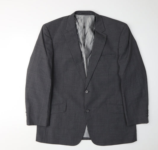 Skopes Men's Grey Blazer, Size 44S, Classic Fit