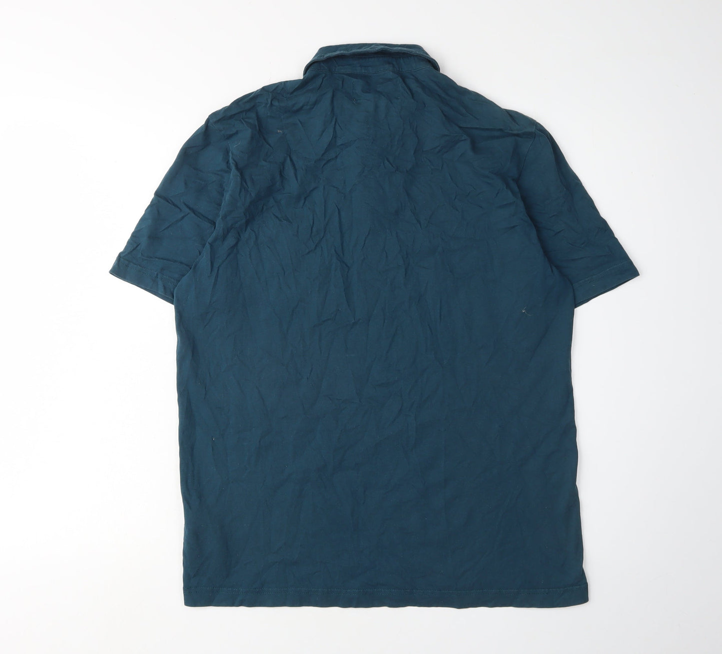 Original Penguin Men's Blue L Polka Dot Cotton Slim Polo