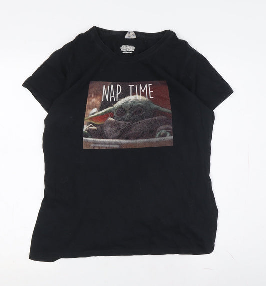 Star Wars Women's Black Nightshirt, Size 8, Movie Theme