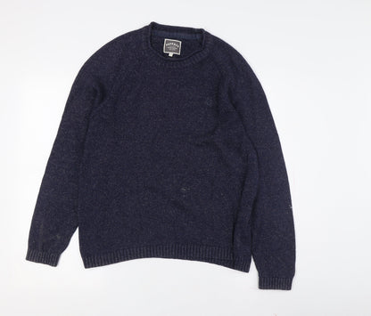 FatFace Men's Blue Wool Blend Pullover - Medium
