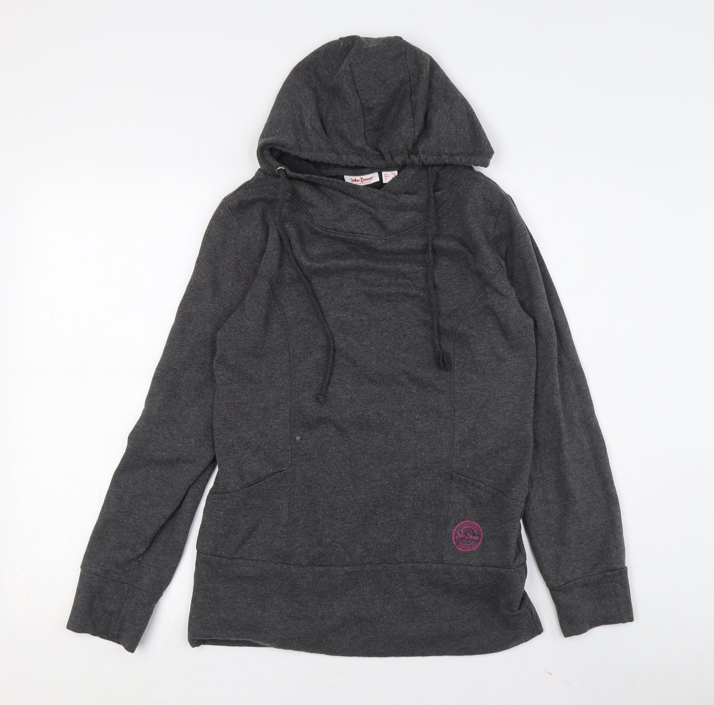 John Baner Women's Grey Pullover Hoodie XS