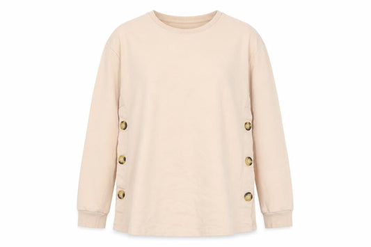 ASOS Women’s Beige Pullover Sweatshirt Size 10