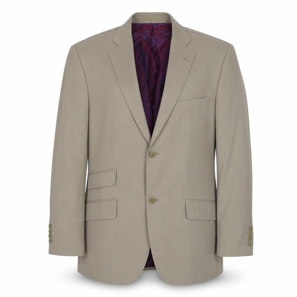 Ted Baker Men's Beige Wool Blazer Regular Fit 40R