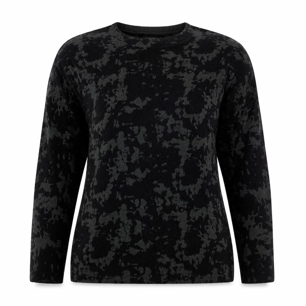 Women's Bunah Black Camouflage Pullover Jumper Size L