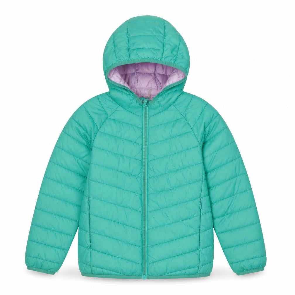 Marks & Spencer Girls Green Puffer Jacket 11-12 Years