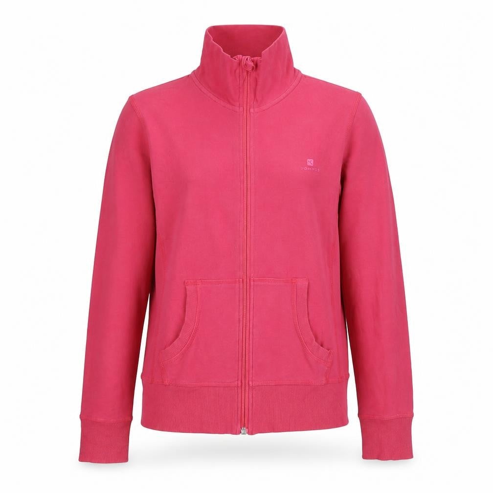 Domyos Women's Pink Full Zip Hoodie Size 14