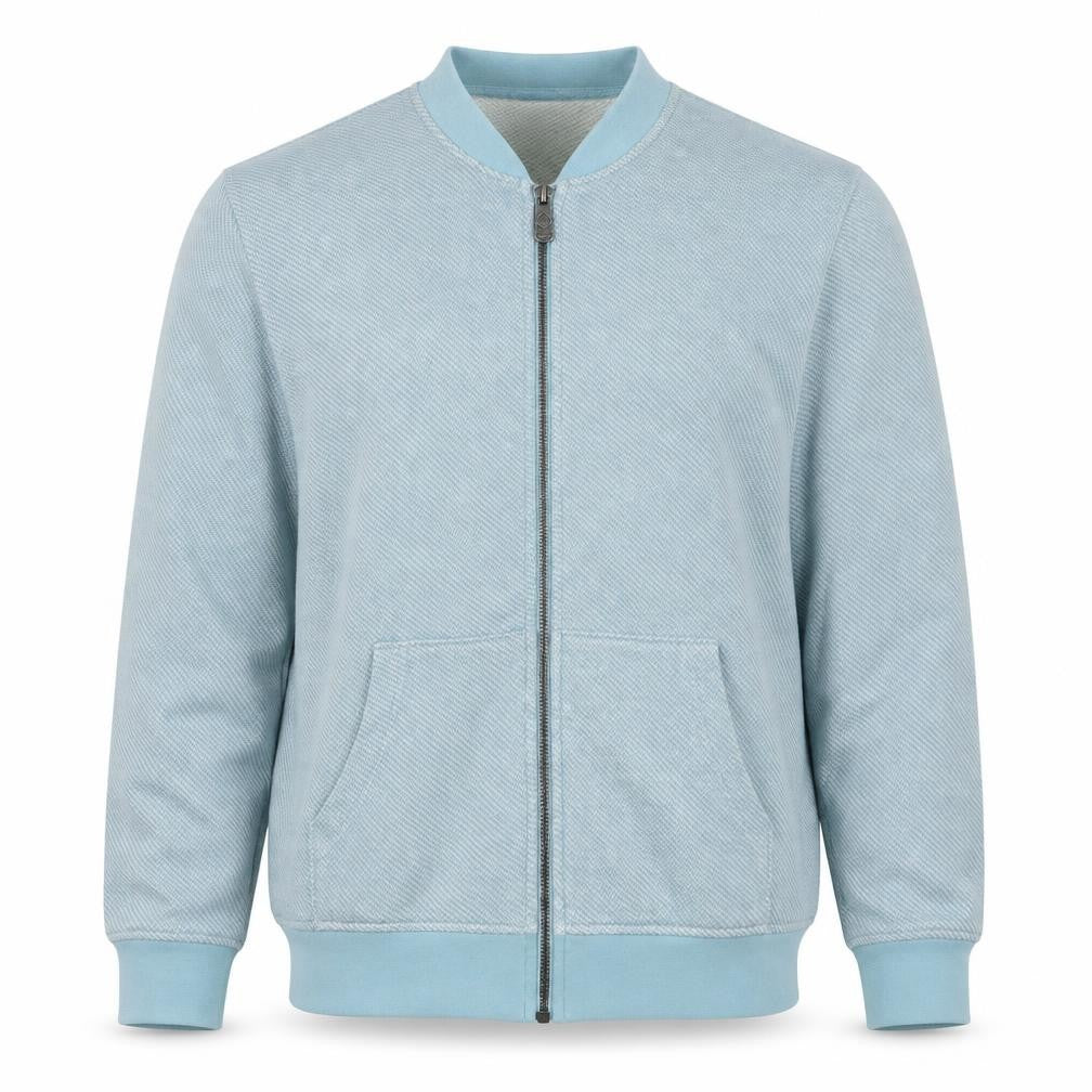 Cotton Traders Men's Blue Full Zip Sweatshirt M
