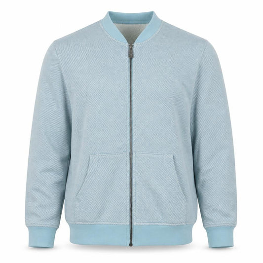 Cotton Traders Men's Blue Full Zip Sweatshirt M