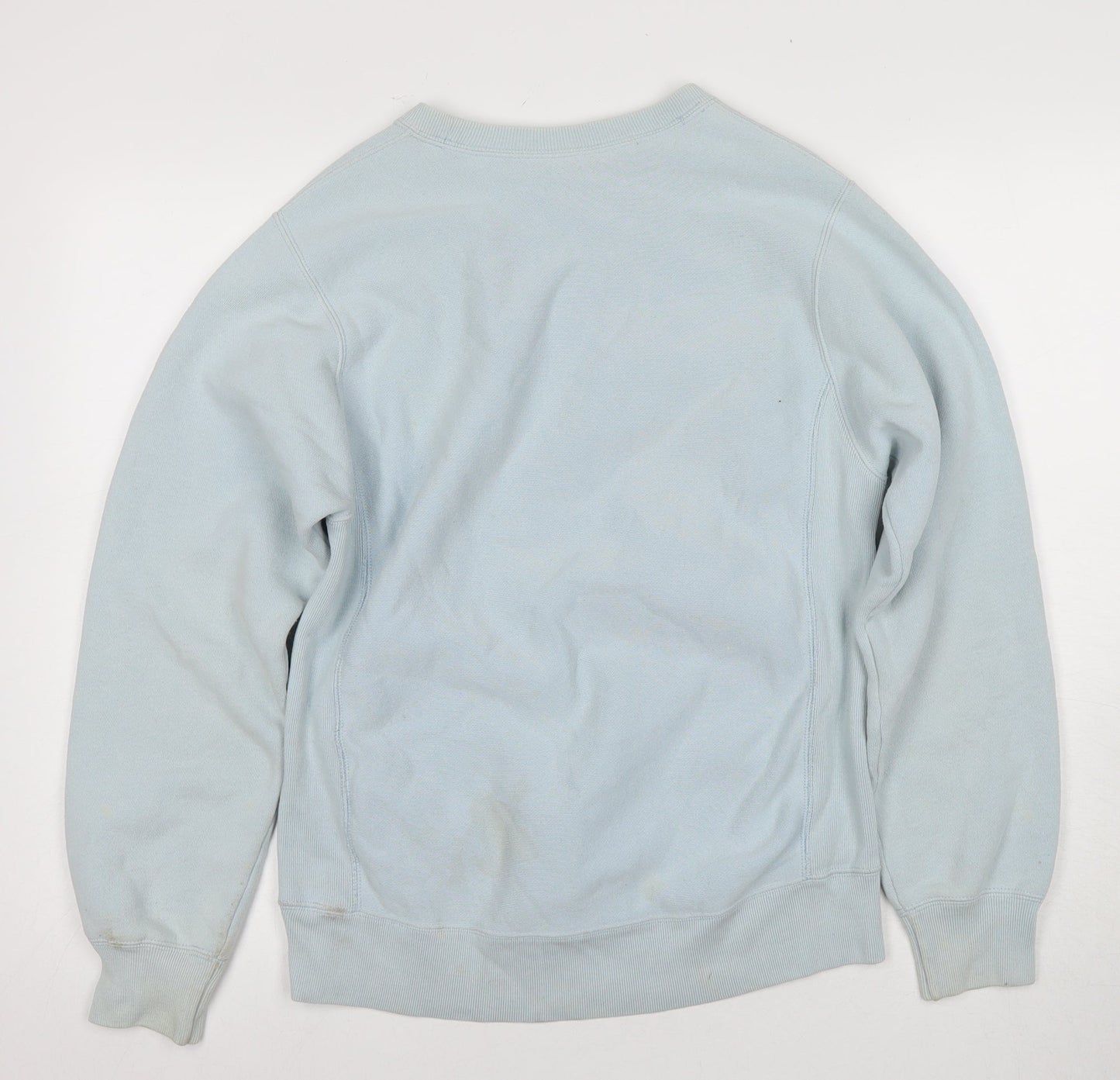 Champion Blue Unisex Pullover Sweatshirt Small