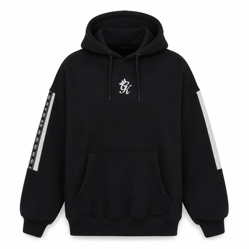 Gym King Black Unisex Hoodie Size 6 Cotton-Poly Pullover